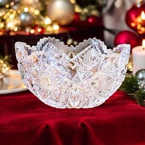 Vintage bowl perfect for Christmas or summer parties and weddings or bridal gift